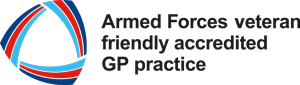 armed forces veteran friendly accredited gp practice logo