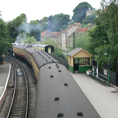 photo of train station near egton